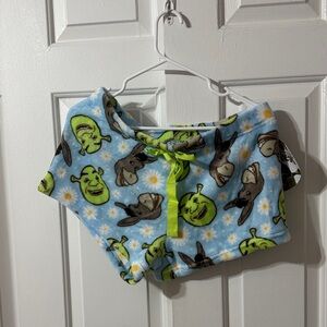 NWT  Shrek Plush Sleep Shorts size XL